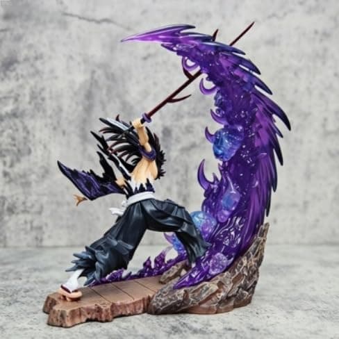 Epitome 25 cm Figur Kokushibo, Anime Sammelfigur mit transparentem Dämoneneffekt, dynamische Kampfpose PVC Statue, Deko für Zuhause, Schreibtisch & Auto, Geschenk für Anime Fans thumbnail 2