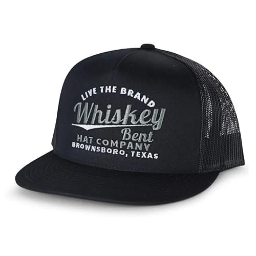 WHISKEY BENT HAT CO. The Cali Adjustable Snapback Western Lifestyle Trucker Hat, High Profile - Image 1