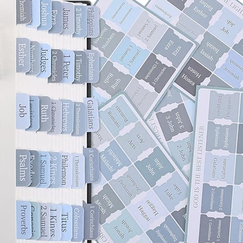 Mr. Pen- Bible Tabs, 75 Tabs, Laminated Bible Tabs for Women and Men, Bible Tabs for Study Bible, Bible Index Tabs, Bible Book Tabs, Bible Labels Tabs, Mr Pen Bible Tabs thumbnail 7