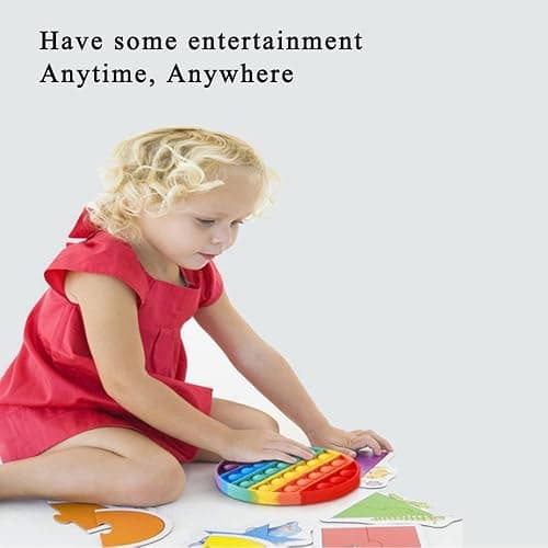 Random 12 Pcs Fidget Toys,Push Pop Fidget Sensory Toys Set,Stress Relief Gifts for Kids & Adults,Pop Bulk & Party Favors Toddler Toys for Easter Gifts,Party Supplies,Classroom Prizes thumbnail 5