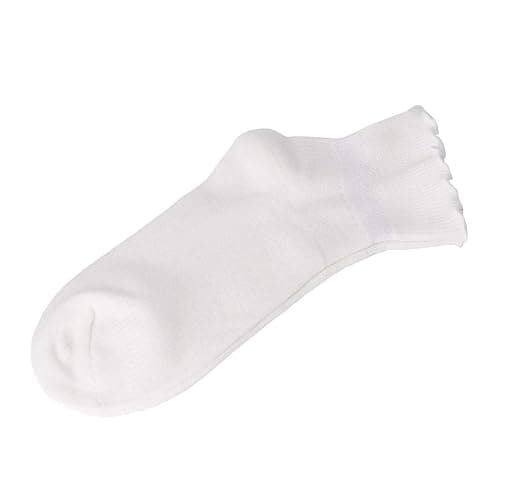 SRYL Women Ankle Socks Ruffle Turn-Cuff,Lovely double needle solid color edge relent Girl socks thumbnail 6