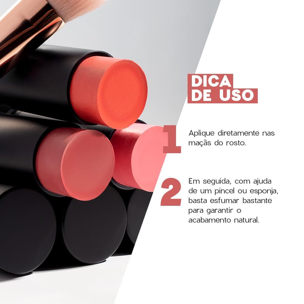 Océane Blush Em Bastão Rosa Blush Stick Pink Océane Edition 12G thumbnail 5