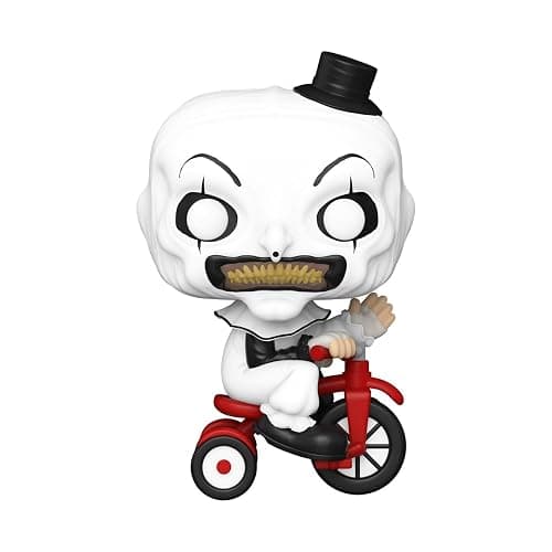 Funko POP! Movies: Terrifier - Art the Clown with Bike - Collectable Vinyl Figure - Gift Idea - Official Merchandise - for Kids & Adults - Horror Fans - Model Figure for Collectors and Display thumbnail 2