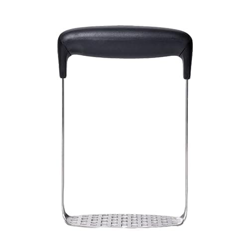 OXO Good Grips Stainless Steel Smooth Potato Masher, Black/Silver - Image 1