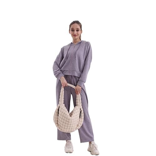 VAKAER Puffer Tote Bag for Women Quilted Crossbody Large Hobo Carryall Lightweight Padded Shoulder Bag for Travel Work thumbnail 8