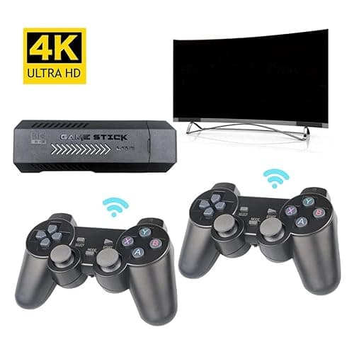 X2 Plus 4K Retro Game Stick, HD Home Video Game Console with 2 Wireless Controllers, HDMI Output, 30000+ Built-in Games (128GB) thumbnail 2