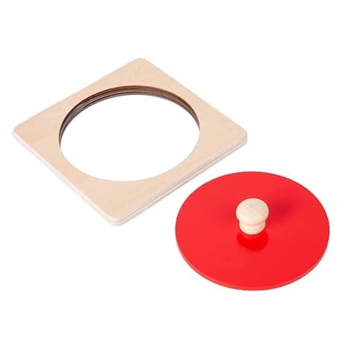 Montessori Baby Toys Play Kit - Montessori Mirror, Peekaboo, Knob Puzzle, Medium Spinning Drum - For 6-12 Months Toddlers thumbnail 8