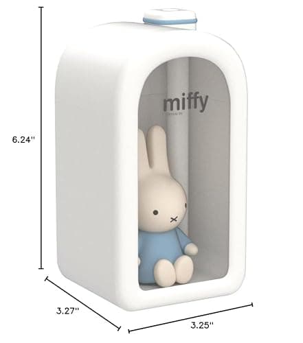 Mipow X Miffy Cool Mist Humidifier - Ultrasonic Quiet, Mini Cute Humidifier with Night Light, 380ml Humidifiers for Bedroom/Babies Nursery/Office thumbnail 3