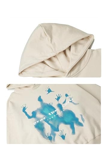 POOPMOOM Y2k Hoodie Men Women Aesthetic Hoodies Grunge Emo Star Graphic Hoodies Oversized Pullover Hip Hop Streetwear thumbnail 6