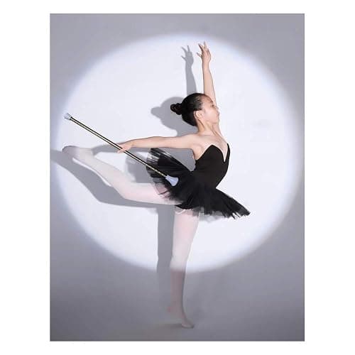 Dasiyoki Twirling Baton Spinning Dance Baton Metal Gymnastics Parade Stick for Child in Majorette (White, 1 Pack) thumbnail 2