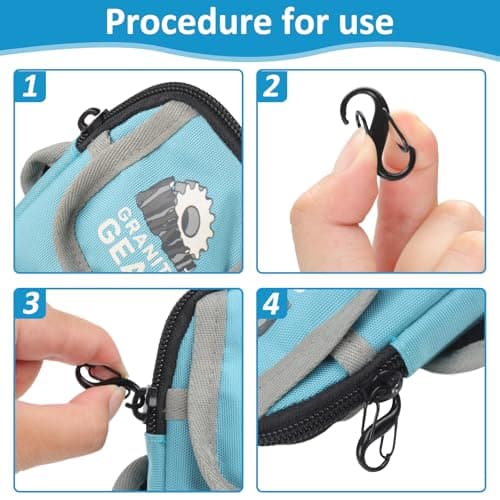 Phinus Lock Combo, Total 21PCS Clips Anti-Theft, Locks Anti-Theft for Luggage, Clothing, Backpacks, Boots, Purses, Travel Outdoor Sports(Black, Silver, Gold) thumbnail 3