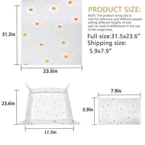 Repotting Mat for Indoor Plants Waterproof Clear Potting Mat Foldable Plant Potting Repotting Tray Portable Gardening Tray for Indoor Potting Soil, House Plants Orchid,Succulents 31.5 x 23.6 thumbnail 2