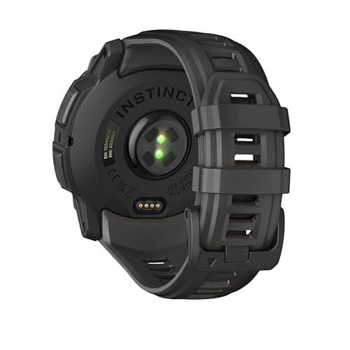 Garmin Instinct® 3 50mm, AMOLED Display, Rugged Outdoor GPS Smartwatch, Metal-Reinforced Bezel, Built-in Flashlight, Up to 18 Days of Battery Life, Charcoal thumbnail 6