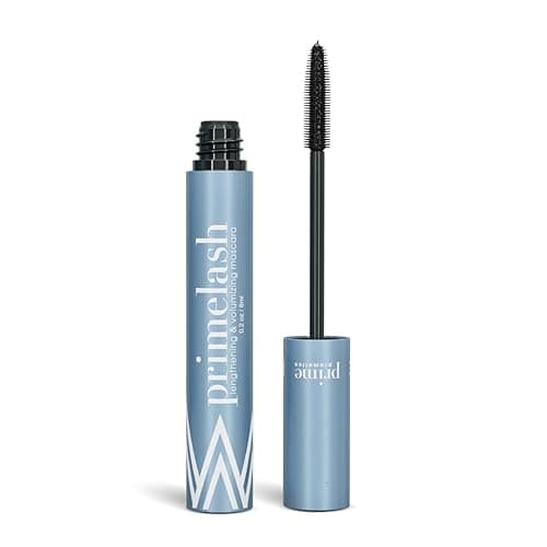 Prime Prometics PrimeLash Mascara for Older Women – Volumizing, Incredible Length in 2 Coats – Long-Stay, Zero Clumps, Hypoallergenic (Black) - Black