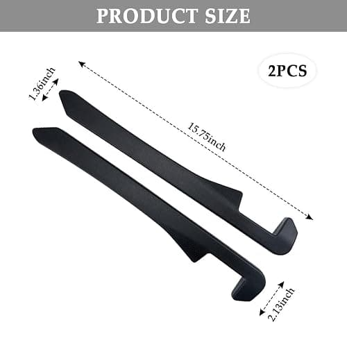 IHOTDER 2PCS Car Seat Gap Filler - Car Seat Gap Filler Organizer for Holding Phone,Key,Purse - Universal Car Gap Filler Fits Car Truck SUV Car Interior Accessories (Black/2PCS)… thumbnail 2