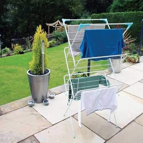 Easy Shopping 3 Tier Foldable Clothes Airer Laundry Concertina Towel Dryer Horse Baby Kids Indoor Outdoor Patio thumbnail 2
