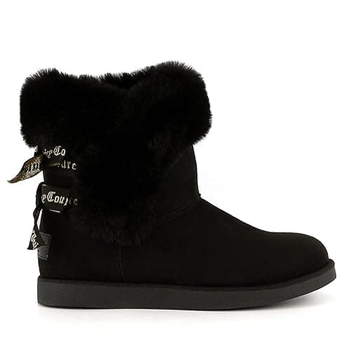 Juicy Couture Women's Slip On Winter Snow Boots Warm & Insulated Fur Lining Comfortable Fashion Booties thumbnail 2