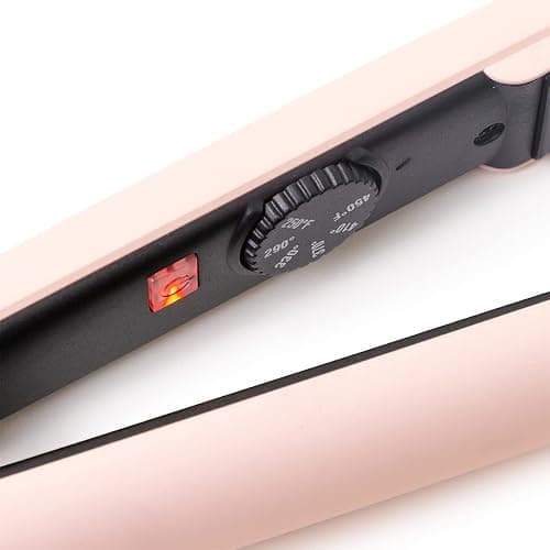 L'ANGE HAIR Le Ceramique 1-Pass Flat Iron Hair Straightener | Fast Heating Ceramic Flat Iron | Best Hot Tools Professional Hair Straightener to Lock in Moisture & Shine | (Blush) thumbnail 9