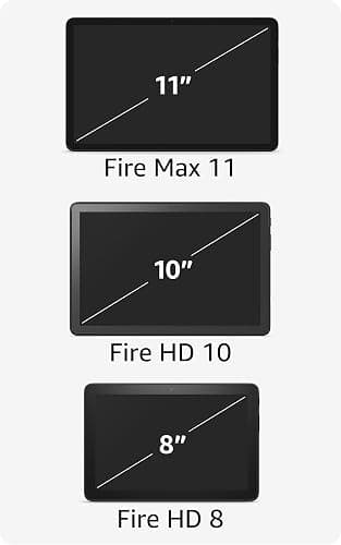 Like-New Amazon Fire Max 11 tablet (newest model) vivid 11” display, all-in-one for streaming, reading, and gaming, 14-hour battery life, optional stylus and keyboard, 64 GB, Gray thumbnail 2