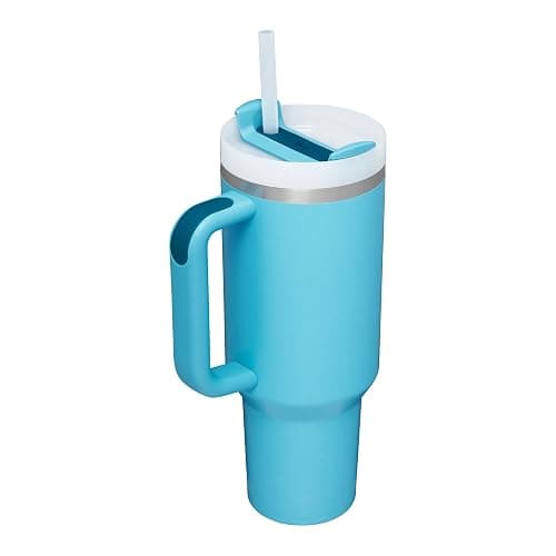 Stanley Quencher H2.0 Tumbler with Handle and Straw 40 oz | Flowstate 3-Position Lid | Cup Holder Compatible for Travel | Insulated Stainless Steel Cup | BPA-Free | Pool thumbnail 4