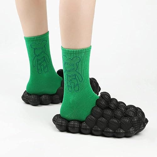 Rojeam House Slippers for Women and Men EVA Shower Shoes Massage Bubble Slides Bathroom Sandals thumbnail 5
