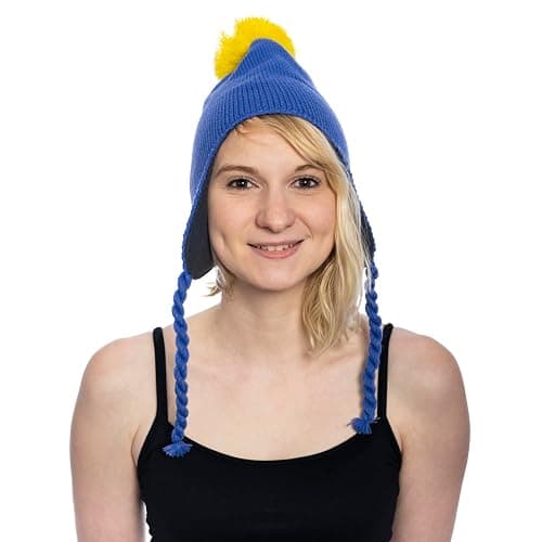 Costume Agent South Colorado Kid Craig Blue and Yellow Beanie Hat Halloween Costume Cosplay Accessory thumbnail 3