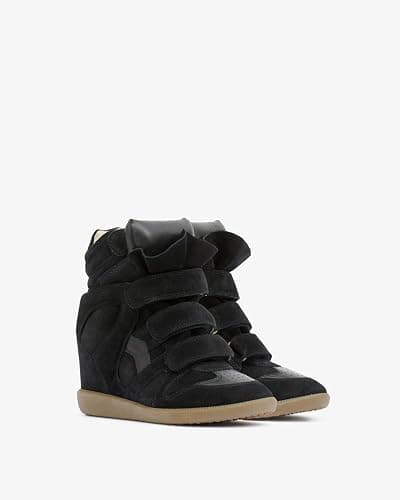 WJZDSJCO Wedge Sneakers for Women Heels Suede Hook and Loop High Heel Platform Tennis Round Toe Triple Strappy Band Casual Vintage Fashion Dressy Comfy Campus Trendy Retro thumbnail 4