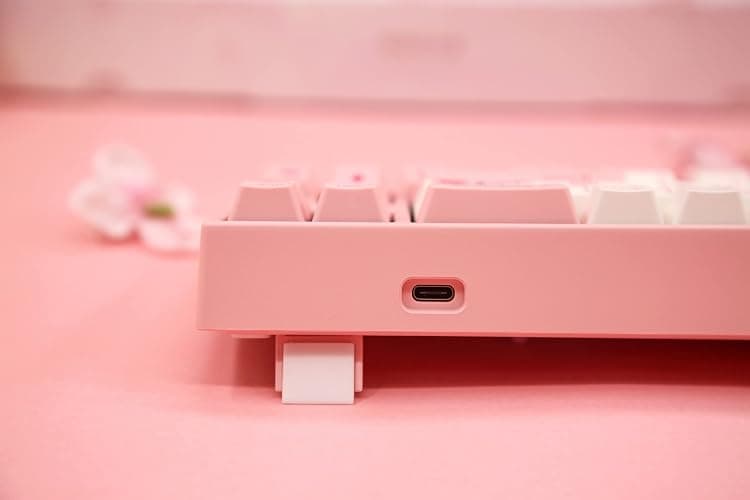 Varmilo Ducky x Miya Mac Pro Sakura R2 White LED 65% Double Shot PBT Mechanical Keyboard (Cherry MX Brown) thumbnail 4