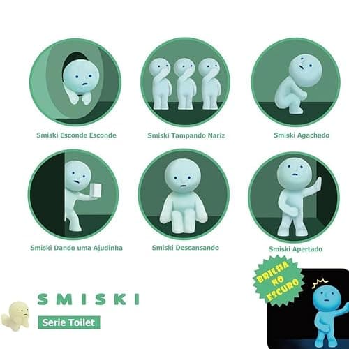 Dreams Smiski Glow in The Dark Mini Figure Set: Living, Toilet + Bath Series | 3 Assorted Blind Box thumbnail 5