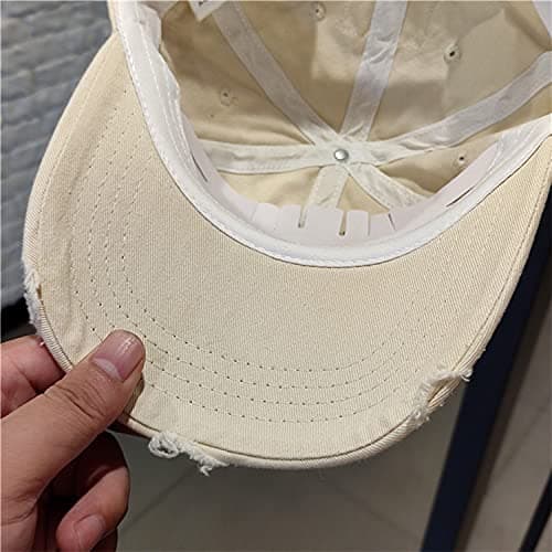 Quanhaigou 2 Pack Unisex Baseball Cap,Dad Golf Hats,Adjustable Polo Hat for Men Women - Black + Beige thumbnail 4