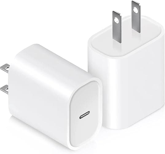 USB C Charger Block 20W, Ocupwei PD 3.0 Fast Charging Wall Charger USBC Power Adapter Type C Brick Cube for iPhone 17/Pro/Pro Max/17 Air/ 16/16 Pro/16 Pro Max/15/Plus/Pro/Pro Max [2 Pack] - Image 1