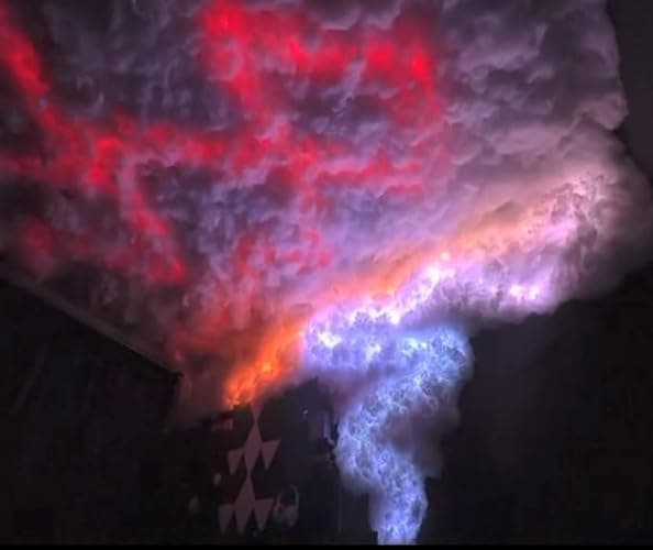 Neptten Cloud LED Lights for Ceiling. 3D Thunder Clouds Light Music Sync LED Storm Cotton Kits with Multicolor Changing Strip. Thundercloud DIY Set for Gaming Room & Basement décor thumbnail 2