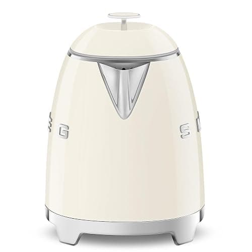 SMEG Mini 50's Retro Style 3 Cup Electric Kettle with Double Wall Anti Slip Base and Water Level Indicator (Cream) thumbnail 3