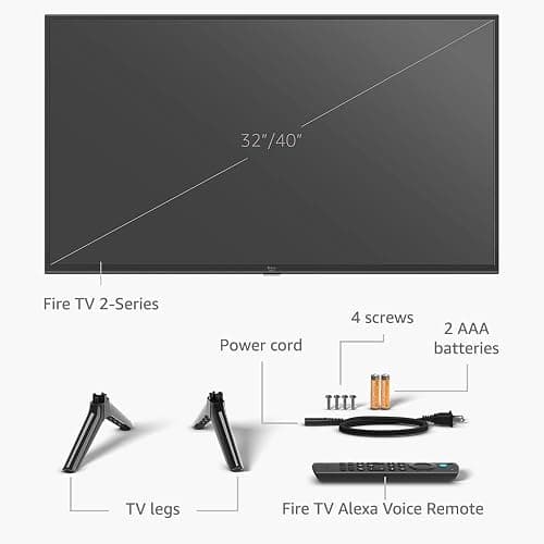 Like-New Amazon Fire TV 40" 2-Series, HD smart TV with Fire TV Alexa Voice Remote, stream live TV without cable thumbnail 6