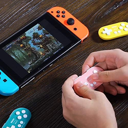 8Bitdo Zero 2 Mini Bluetooth Gamepad for Switch Windows Android MacOS Steam Raspberry Pi (Pink) thumbnail 5