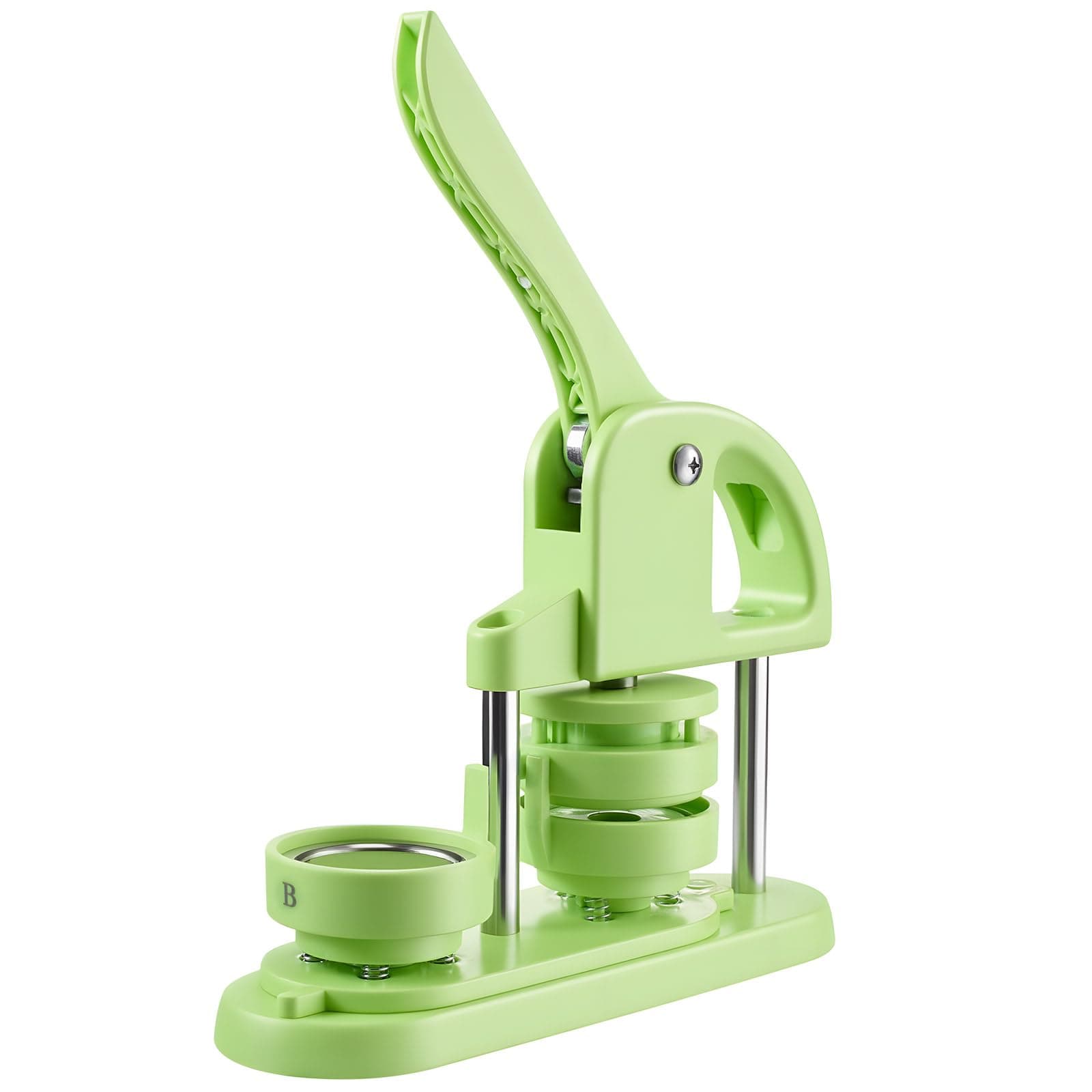 VEVOR Badge Machine 58mm Personalized Plastic Pins with 100 Consumables, Circle Cutter and Hex Wrenches, Ergonomic Handle for DIY Lapel Pins, Green thumbnail 9