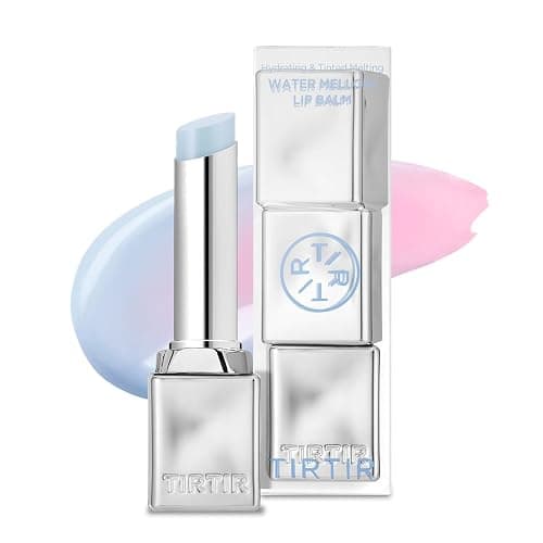 TIRTIR Water Mellow Lip Balm, 01 Icy Blue, 0.11 Fl Oz – pH Color Changing Organic Korean Lip Care, Lightweight Deep Hydration Lip Moisturizer for Women Men, Paraben Free - Image 1