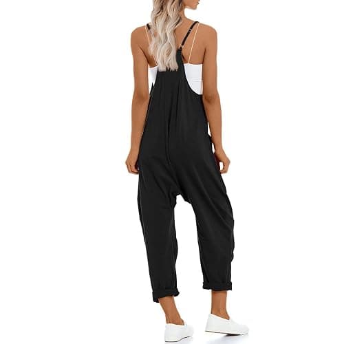 UNIANKIYA One Piece Jumpsuits for Women Casual Overalls Summer Rompers Trendy Jumpers Beach Vacation Outfits Travel Clothes thumbnail 2