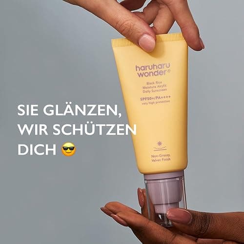 Haruharu Wonder Black Rice Moisture Airyfit Daily Sunscreen, nicht fettendes Velvet Finish, kein weißer Abdruck 50ml thumbnail 2