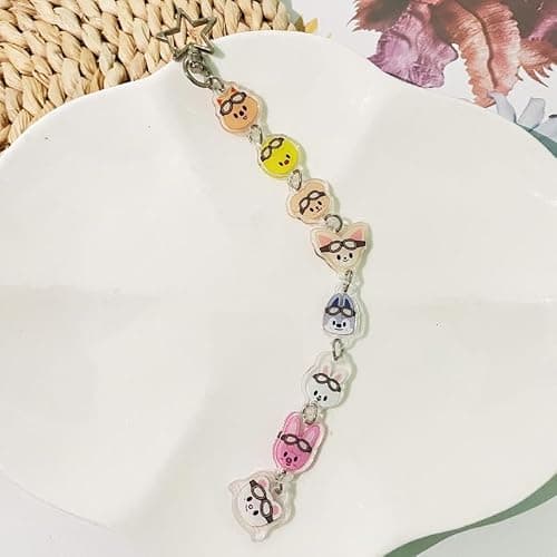 WELLRI Cute Kpop Keychain Cartoon Keyring Pendant Stay Fans Gifts Bag Charm Backpack Accessory thumbnail 2