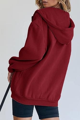 PRETTYGARDEN Women's 2025 Zip Up Y2K Hoodies Casual Long Sleeve Sweatshirts Fall Spring Track Jackets with Pockets thumbnail 3