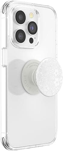 PopSockets Adhesive Phone Grip, Holder, Phone Stand, Flower - Blanc Fresh thumbnail 2