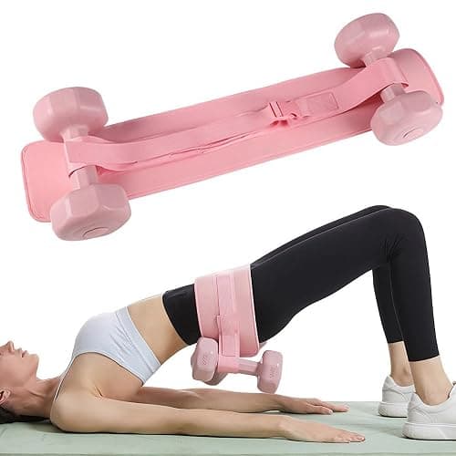 Exercise Hip Thrust Belt, Booty Belt for Hip Thrust, Adjustable Lifting Belt,Hip Belt Pad for Dumbbells Kettlebells Gym Fitness Bodybuilding Weightlifting - Image 1