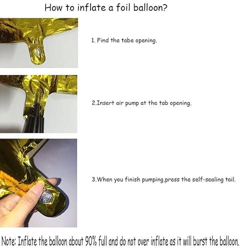 GOER Number 80 Balloons for 80th Birthday Party Decorations,42 Inch Jumbo Foil Helium Balloons for 80th Anniversary (Gold) thumbnail 4