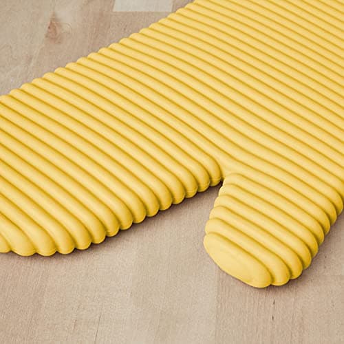 KitchenAid Ribbed Soft Silicone Oven Mitt Set, Orange Sorbet 2 Count - Orange Sorbet - Oven Mitt Set thumbnail 4