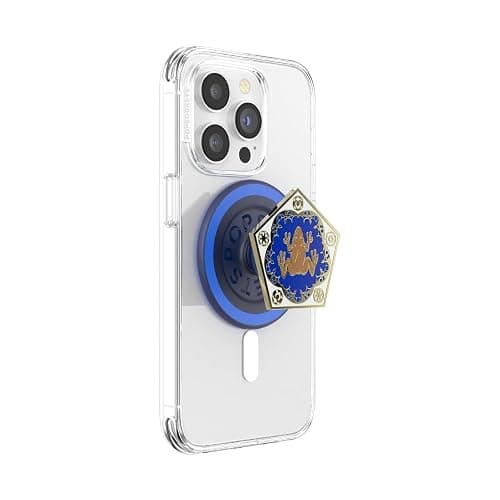 PopSockets Phone Grip for MagSafe with Kickstand, Magnetic Stand, Swappable Top, Secure Hold for iPhone MagSafe Cases, Phone & Tablet Grip, Harry Potter - Enamel Chocolate Frog - Image 1