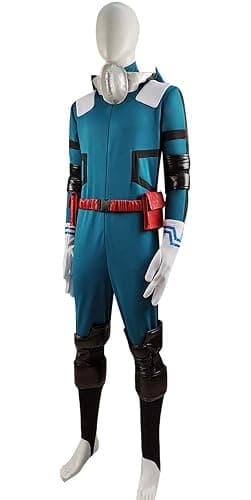 RONGJUN Men's Midoriya Izuku Deku Cosplay Costume Fighting Suit Uniform Halloween Cosplay Full Set Outfit thumbnail 2