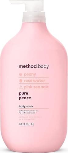 Method Body Wash, Pure Peace, Paraben and Phthalate Free, 28 oz (Pack of 1) - Image 1