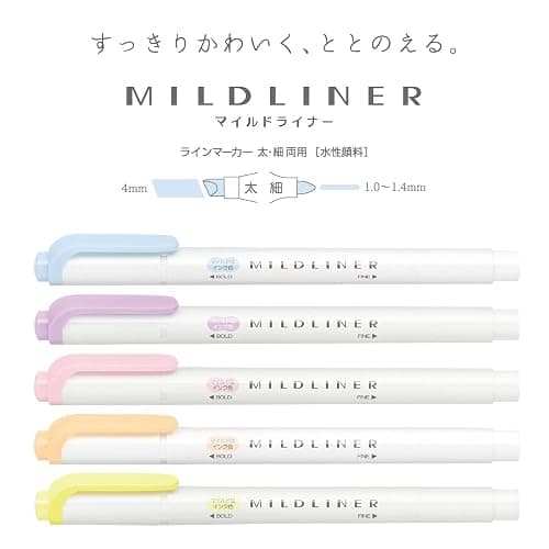 ZEBRA WKT7-5C-YC Mildliner Fluorescent Marker [Parallel Import Goods] (Softness, Mild Colour) thumbnail 6