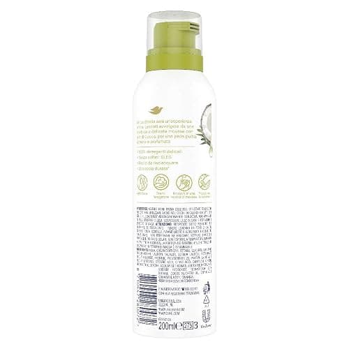DOVE Mousse Doccia Olio di Cocco 6x200 ml (Confezione da 6) thumbnail 3